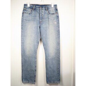 Levi's 501 Premium Jeans Mens 34x31 Button Fly Big E White Patch Straight Leg